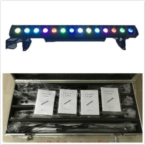With CASE Dot control 14x30w rgb 3 in1 led wall washer light outdoor ip65 led stirp stage light
