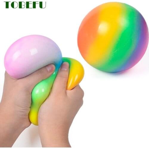 TOBEFU Fidget toy pop it Squishy toy Creative Colorful Vent Ball Decompression Toy Men And Women juguetes Figet Toy Stress toys