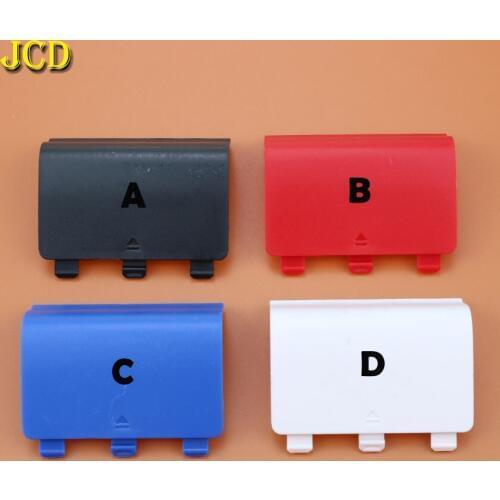 JCD 1PCS Gamepad Battery Cover Lid Shell Replacement ABS Battery Cover Door Back Covers for Xbox One Wireless Controller