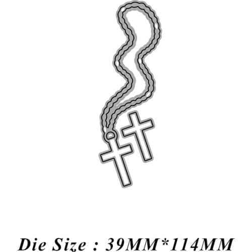 JMCRAFT 2021 Necklace Pure Angel Metal Cutting Dies Scrapbook For Card Album Photo Make DIY Crafts Stencil New Dies