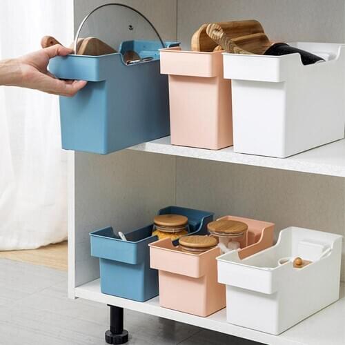 Kitchen Seasoning Storage Box Storage Cabinet Desktop Snack Storage Basket Pot Finishing Box Storage Container