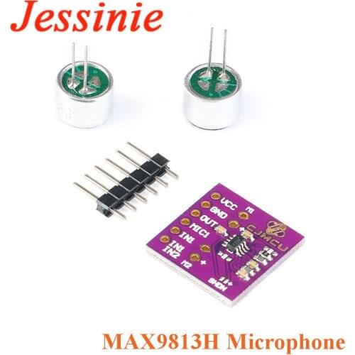MAX9813H Microphone Module Microphone Amplifier Amplifier Module Double Input Fixed Gain Integrated Bias CJMCU-9813