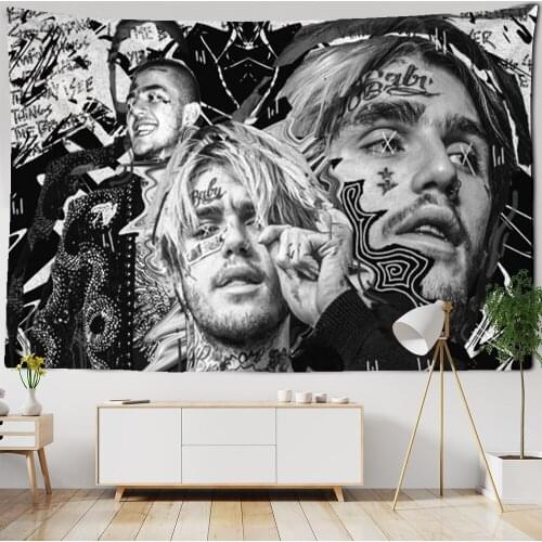 Star Print Tapestry Hippie Wall Hanging Dormitory Decoration Background Decoration Living Room Background