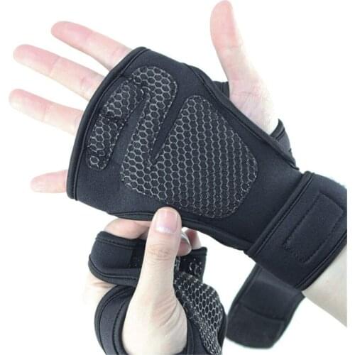 Cross Training Gloves with Wrist Support for WODs,Gym Workout,Weightlifting & Fitness-Silicone Padding, No Calluses-Suits Men