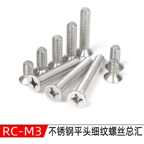 HSP Racing 02087 TPF 3*10 FH Screw Spare Parts For 1/10 RC Model Car