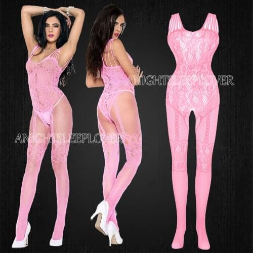 Porn Sexy Underwear Bodystockings Hot Lingerie Exotic Tight Bodysuit Baby Doll Women Fishnet Open Crotchless Teddies Mujer