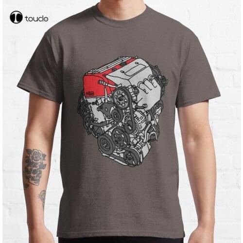 Hon Civic Type R Ep3 K20A Engine Civic Type R K20A Ep3 Japan Japanese Jdm Classic T-Shirt Cotton Tee Shirt