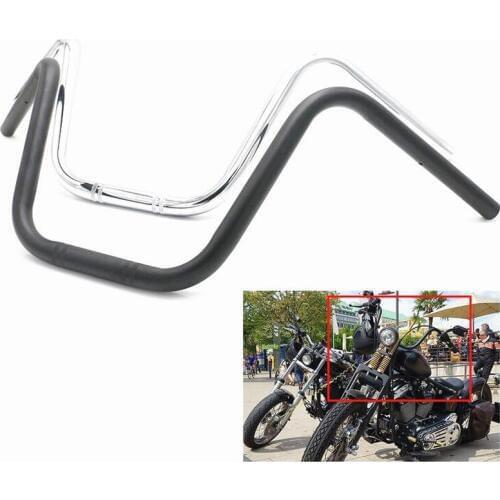 1" 25mm Drag Handlebar Handle bar For Harley Honda Chopper Big Dog Bobber Custom