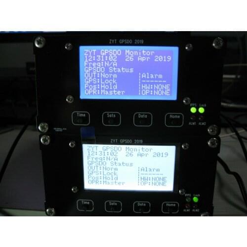 Free shipping Upgraded version SAMSUNG STP 2878 ZYT-GPSDO-3 LCD 10MHz 1PPS OCXO GPS Disciplined Oscillator