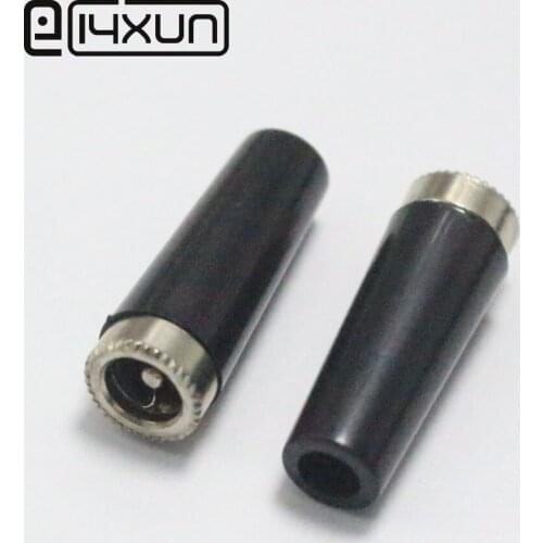 1pcs New Black 5.5*2.1mm DC Power Plug jack ABS 5.5mm x 2.1mm Female Socket Connector DIY Repair Adapter