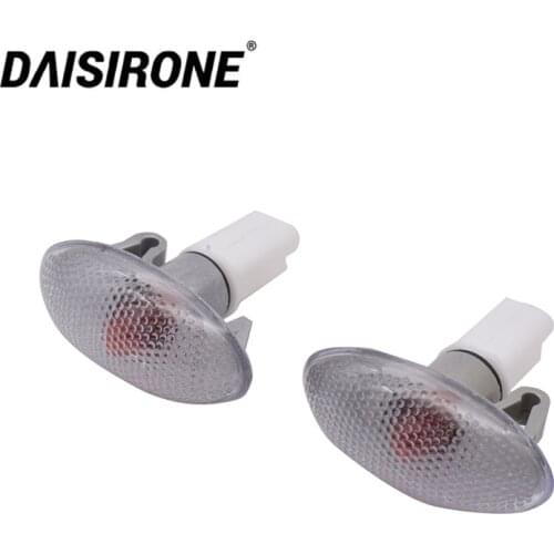 2Pcs 12V 55W Side Indicator Marker Light Repeater Light Lamp Fits For Peugeot 206 407 607 632574