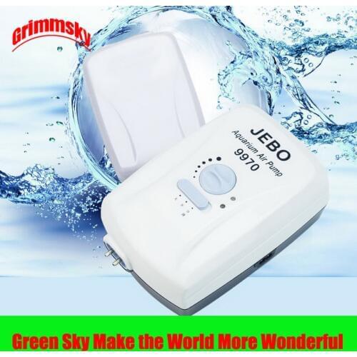 3.5W 2*4L/Min Double Air Outlet Outdoor Fishing Fish Tank Oxygen Increasing Noiseless Aquarium Air Pump Fish Tank Oxygen Air