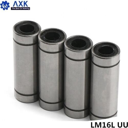 4pcs/lot Free Shipping LM16LUU long type 16mm linear ball bearing CNC parts for 3D printer
