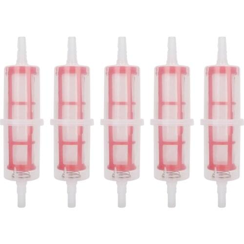 5pcs ABS Diesel Fuel Filter Fit for HGV Forklift 8mm / 0.3in or 10mm / 0.4in Hose filter fuel Car Accessories