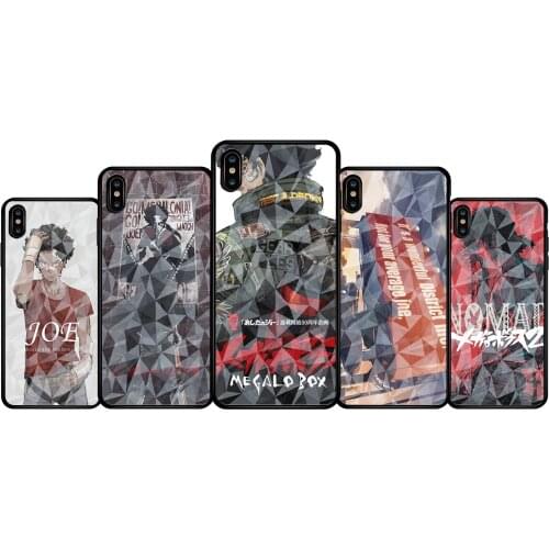 Megalo Box Junk Dog Joe Acrylic Phone Case Cover For iphone X XR XS 11 12 Pro For Samsung Galaxy