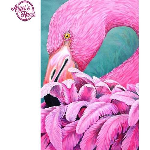 Full Square Drill 5D DIY Diamond Painting Flamingos 3D Embroidery Cross Stitch Mosaic Rhinestone Home Decor gift