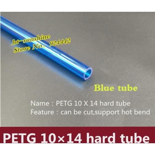 Free post DIY new PETG hard tube Inner diameter 10MM outer diameter 14MM Support hot bending Water cut cold pipe 1pcs