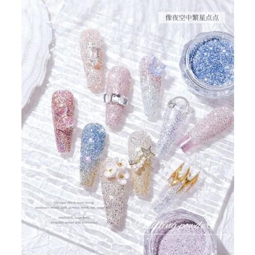 DIT Glittering Powder Crystal Micro Diamond Epoxy Filler Nail Broken Diamond Powder Crystal Diamond Powder Bright Fine Powder