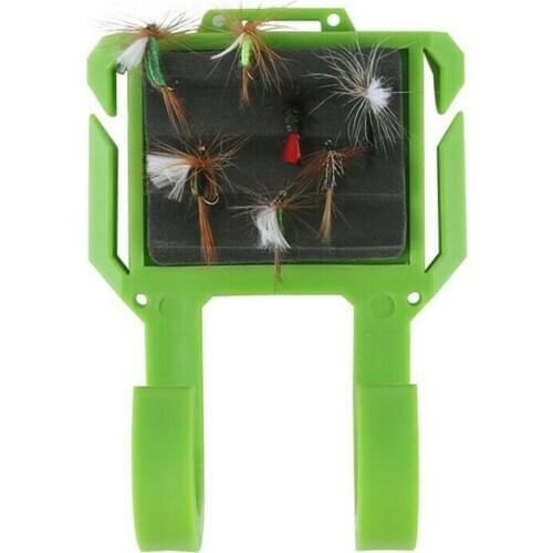 Fishing Rod Holder Belt-mounted With Fly Flies Patch Portable Pendant Fishing Gear Accessories Fishing Rod Pole Fishing Tools