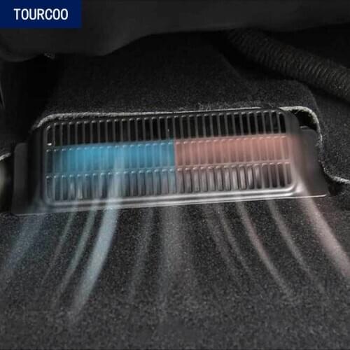 For Tesla Model 3 2018 2019 2020 Under Seat Air Conditioner Heat Floor Duct Vent Outlet Grille Protective Cover