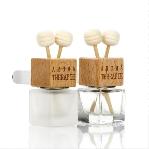 10/20/30pcs Car Perfume Bottle Perfume Pendant Car-styling Air Freshener Hanging Glass Bottle Auto Ornament For Essential Oils