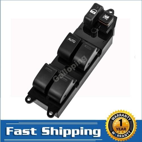 Driver Side Master Power Window Door Control Switch for 1997-2001 Toyota Camry 1998-1999 Toyota Avalon 1998-2002 Toyota Corolla