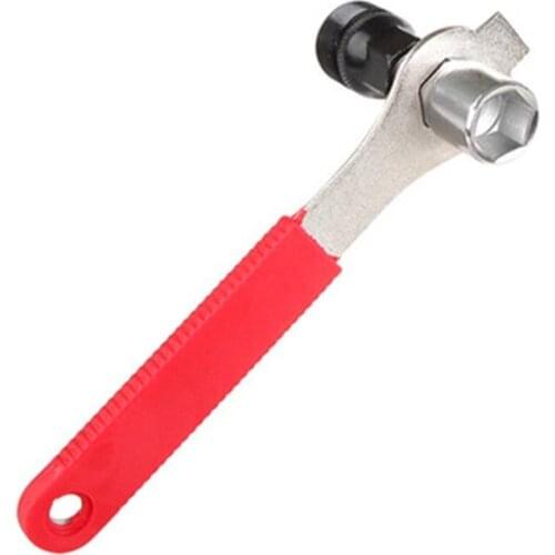 1PC Bicycle Repair Tool Carbon Steel Multi-function Crankset Pedal Crank Pull Bolt Disassembly Equipment Parts Outdoor Emergency