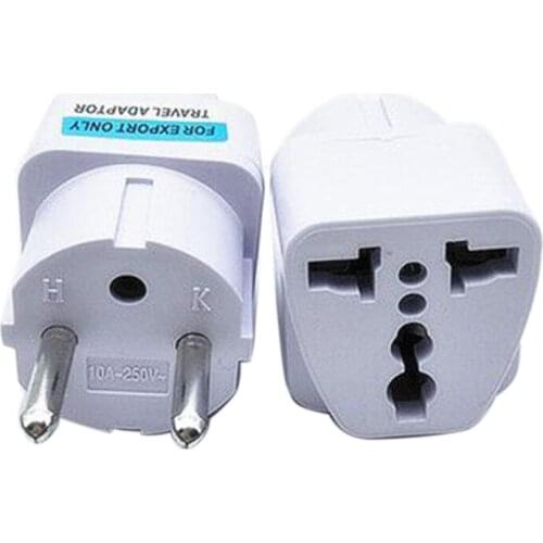 JETTING New EU GER AU CHN Plug Adapter European Germany Australia Chinese Power White Travel Converter Conversion Plug