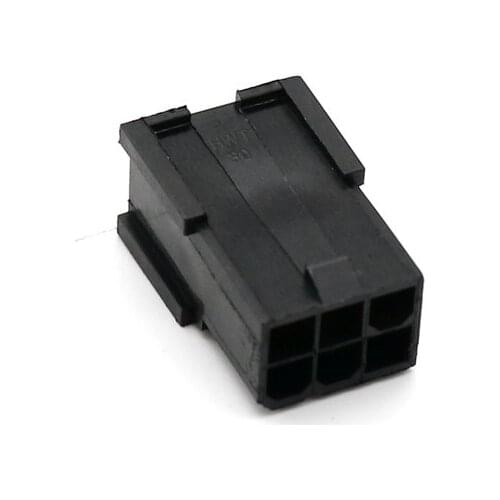 Angitu 4.2mm 6 Pin PCI-E/GPU Female Housing Cable 5557 Molex 6pin PCI Express Connector-10PCS