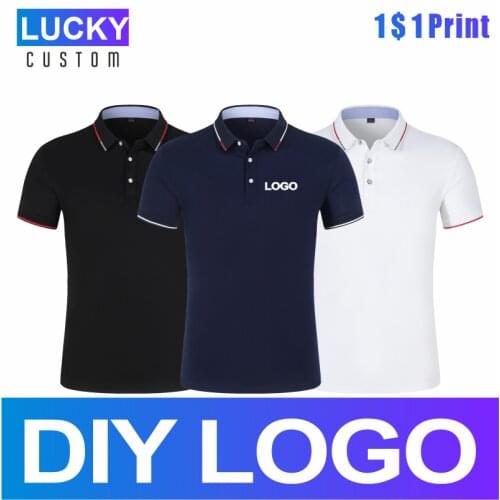 Summer Fashion Short-Sleeved Polo Shirt, Custom Printed Embroidery Company Logo, Casual And Comfortable Lapel Top 4xl