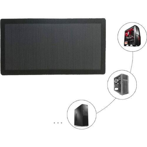 12x24CM Magnetic Dust Filter Dustproof PVC Mesh Net Cover Guard for Home Chassis PC Computer Case Cooling Fan Accessories 667C