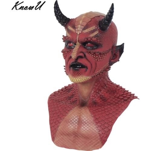 KnowU Julian Devorakart Devil Mask Bull Demon Silicone Demon Cosplay Headgear Crossdress