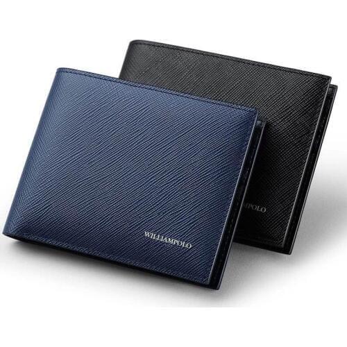 2021 new leather mens wallet short fashion business Mini drivers license cover card head cover leather multi-function Wallet