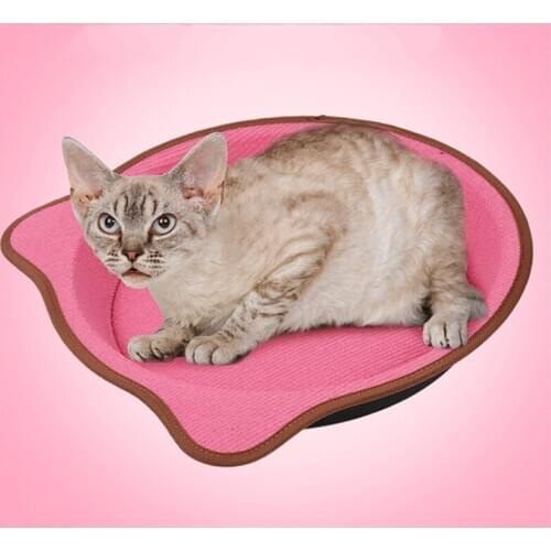 Pet Cat Bed Durable Cat Claw Tray Cat Scratch Board Catnip Cat Bed for Puppy Cat to Rest and Entertain Cat Mat Portable Supplies