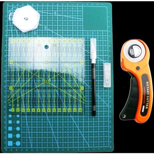 Cloth Cutter Garment Sewing Tool Manual Paper Cutter Combination Set A