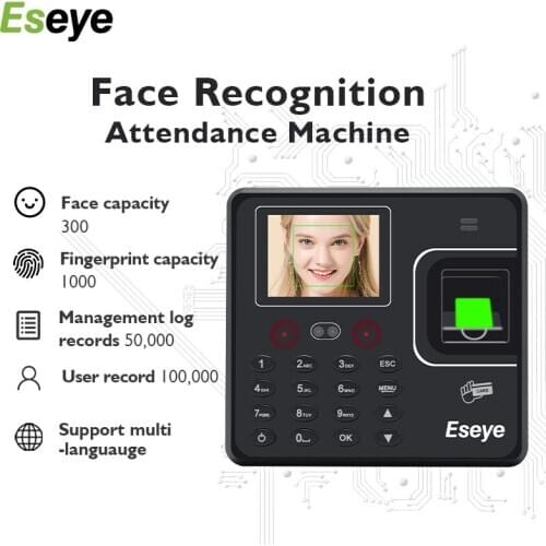 2.8inch TFT LCD Face Recognition Fingerprint Attendance System Employee Office Access Control Attendance Machine Wifi TCP/IP
