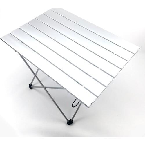 Ultralight Aluminum Camp Table, Portable Folding Camping Table with Carry Bag for Outdoor, Fishing & Picnic