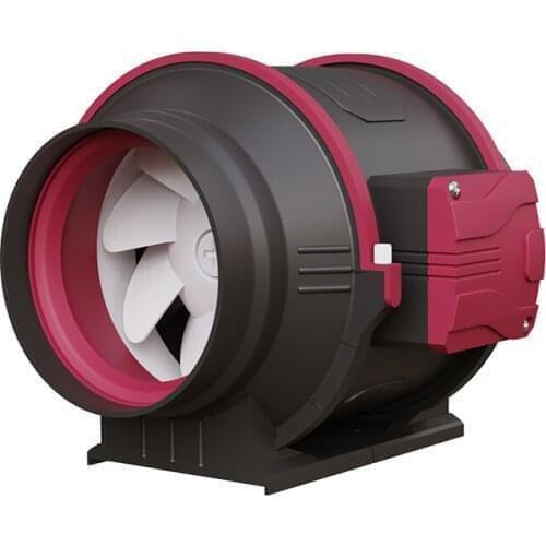 6inch Extractor Fan Low Noise Inline Duct Hydroponic Air Blower Exhaust Fan for Home Bathroom Grow Room Ventilation Vent