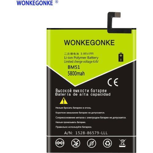 WONKEGONKE Xiaomi Mi Max 3 Phone Batteries