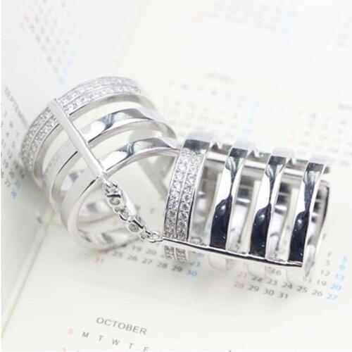 Xa523 Luxury Designer Fashion Silver plated Jewelry zirconia Water droplets shape cf