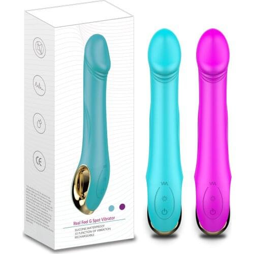 10 Speed Rabbit Vibrator Female Masturbator G-spot Vibrator Silicone Rechargeable Clit Stimulator Dildo Sex Toy for Women