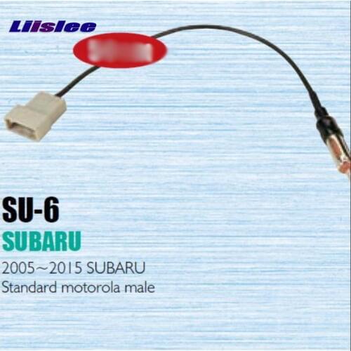 Liislee Car Radio Antenna Adapter Cable Wire For Subaru 2005-2015 Aftermarket Stereo CD DVD GPS Installation Kits Accessories