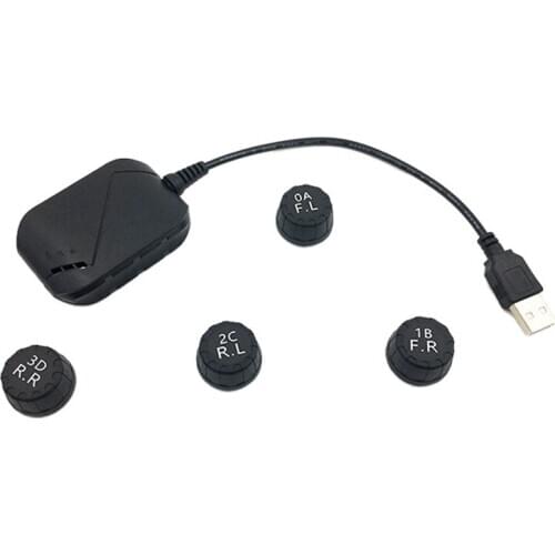 Car TPMS for Android USB Tire Pressure Monitoring System Navigation Display Wireless Auto Tyre Pressure Security Alarm
