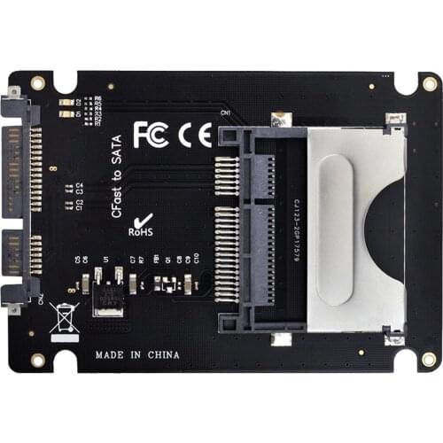 CFast 2.0 to SATA Card Adapter 2.5" Case SSD HDD CFast Card Reader for PC Laptop