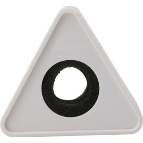 Black Hole Triangular Mic Microphone TV Interview Logo Flag Station DIY