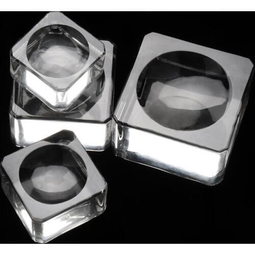 4 Size Eyelashes Glass Glue Adhesive Pallet Holder Grafting Lash Eyelash Extension Makeup Tools