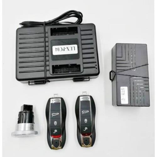 For Porsche Old Cayenne Year 2006-2010 Add Push Button Start Stop System PKE Keyless Entry System and Remote Start System