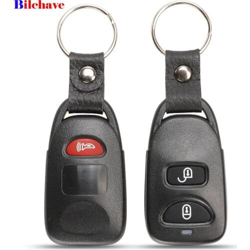 Bilchave 2+1 Buttons For Hyundai Kia Carens Tucson Elantra Santa FE 2005-2010 FOB Intelligent Remote Car Key Shell Case