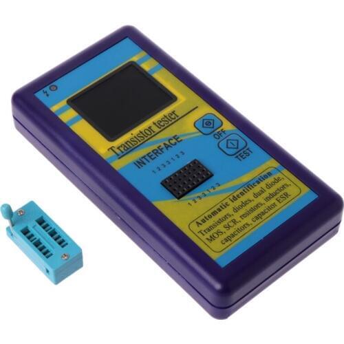M328 Multi-Purpose Transistor Tester Diode Resistor ESR Capacitance LCR Meter Portable New Component