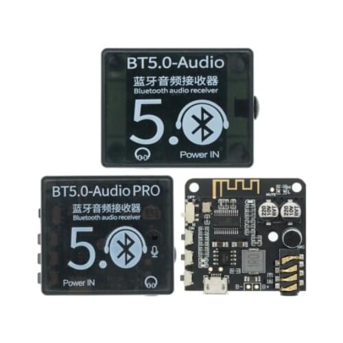 Mini Bluetooth 5.0 Decoder Board Audio Receiver BT5.0 PRO MP3 Lossless Player Wireless Stereo Music Amplifier Module With Case